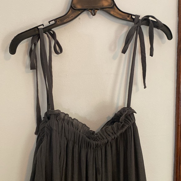 Dark Grey Maxi Dress - Picture 2 of 5